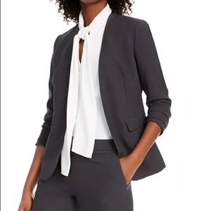 Bar III Collarless Open-Front Blazer